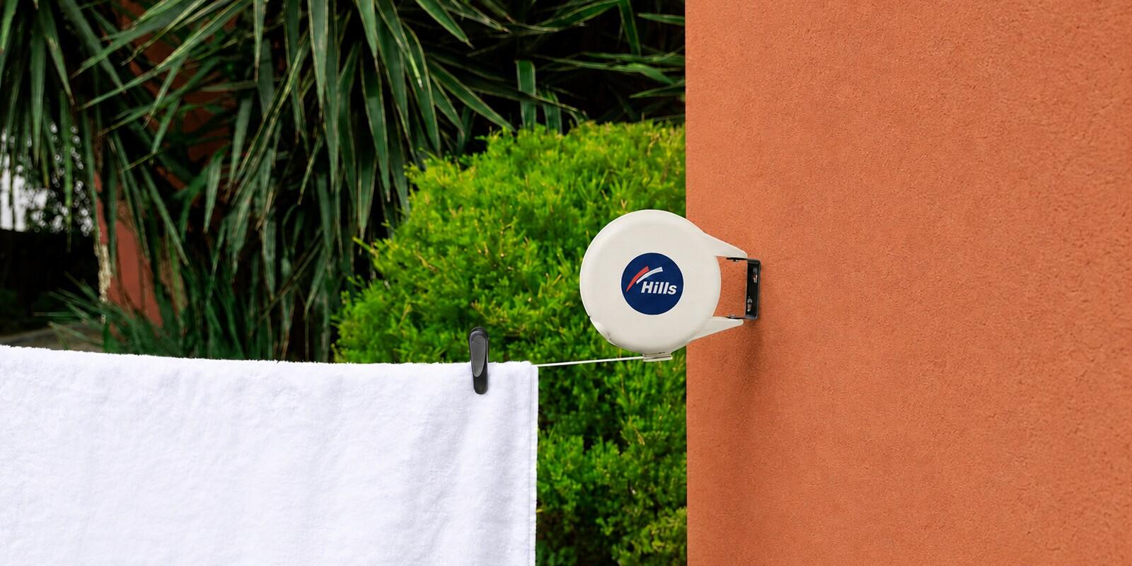 HILLS Cordomatic Clothesline White