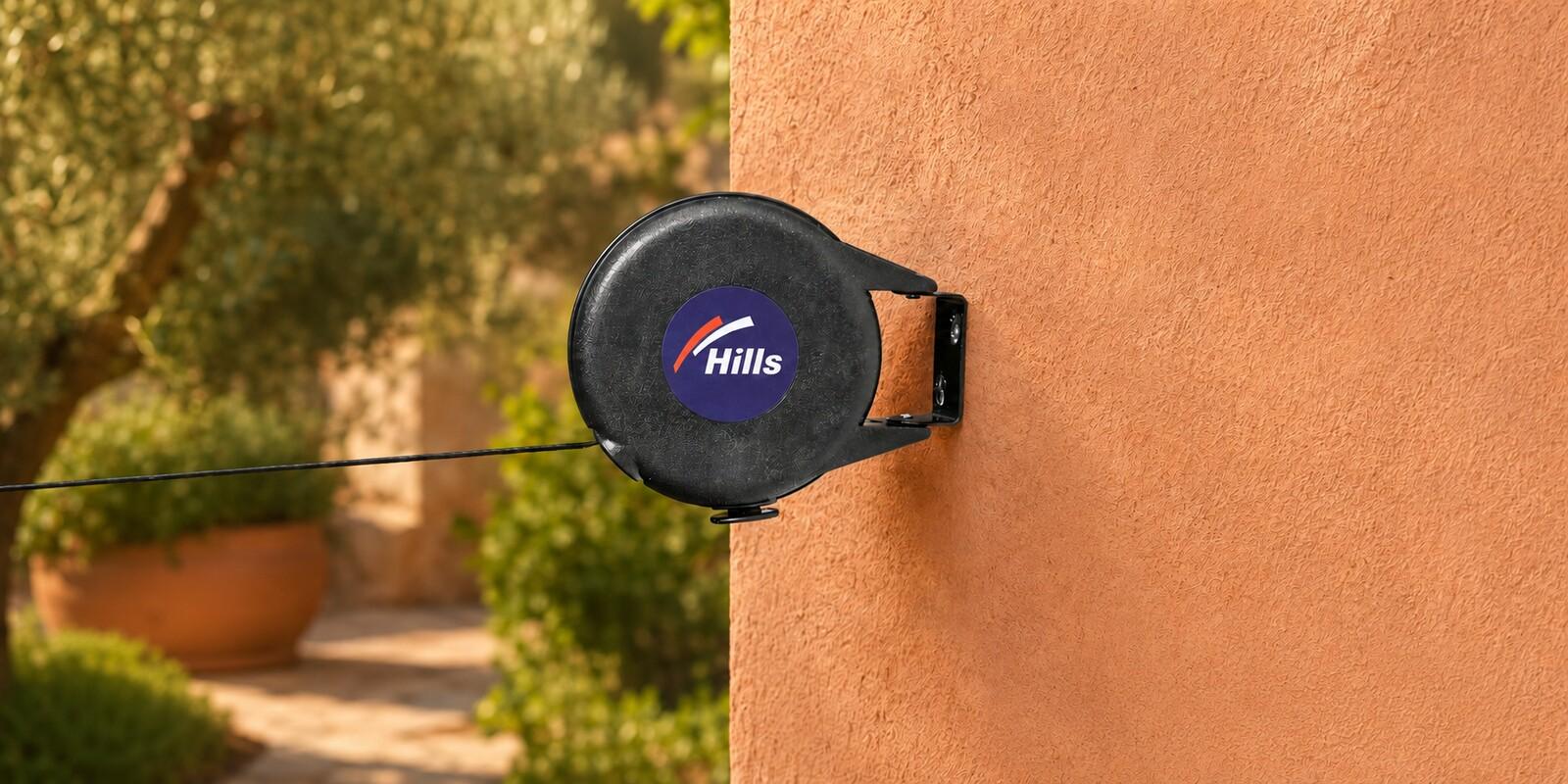HILLS Cordomatic Clothesline Black